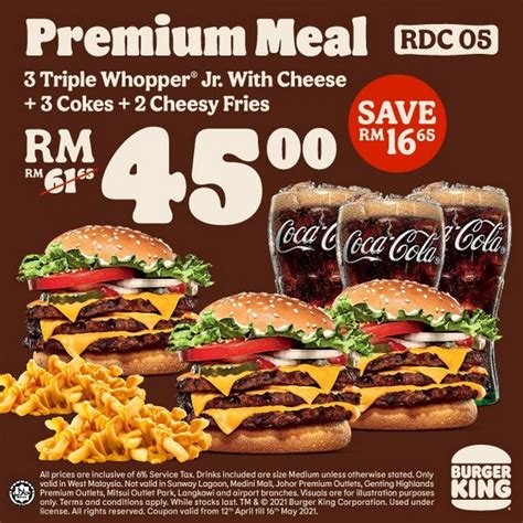 burger king specials this month